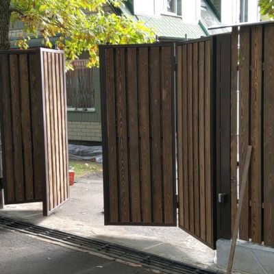 Купите и Закажите Ворота Гармошка: Лучшая Цена от 48065 руб, Установка под Ключ и Доставка в Владимире и по Области
